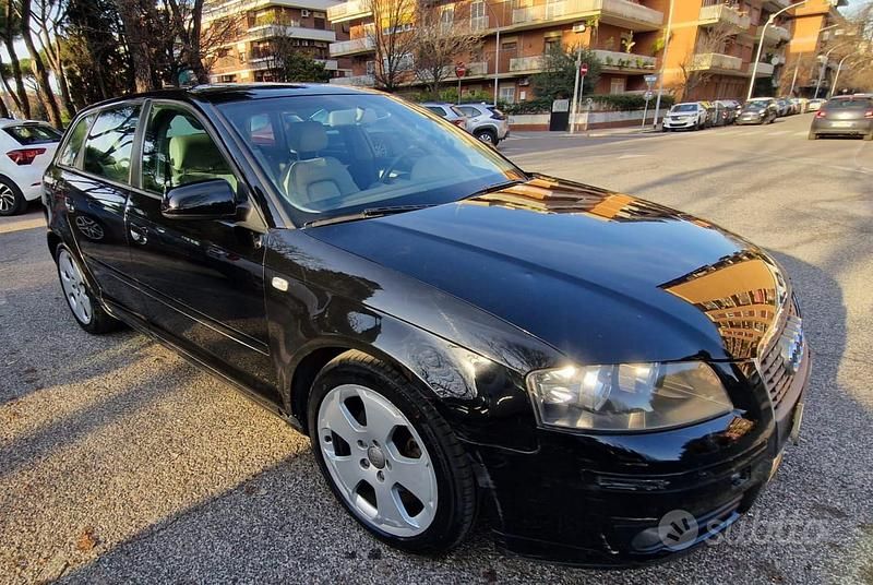 Usata Audi A3 Sportback 2005 Nero Utilitaria