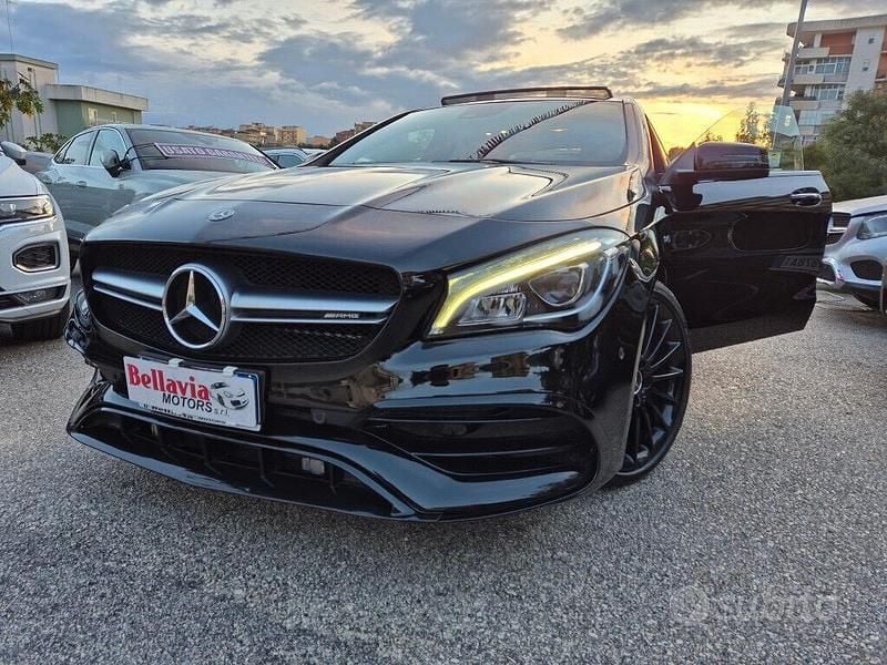 Usata Mercedes CLA45 AMG AMG 381 CV (280 kW) 2017 Nero Berlina