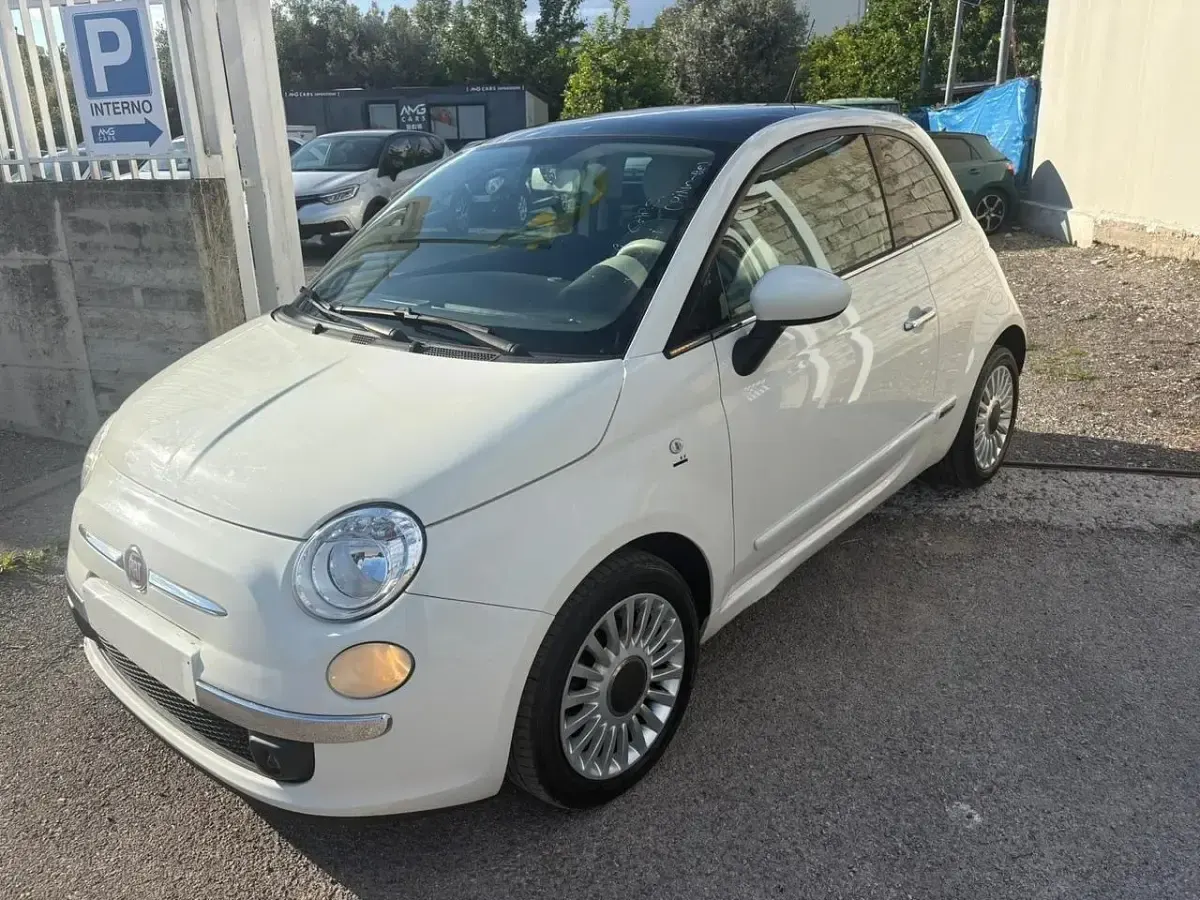 Usata Fiat 500 Lounge 95 CV (69 kW) 2011 Bianco Berlina