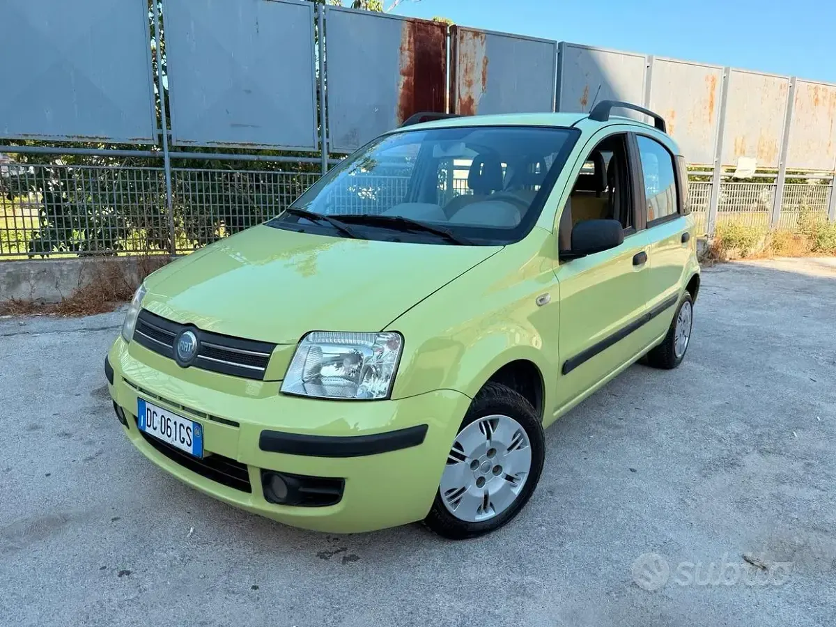 Usata Fiat Panda Dynamic 60 CV (44 kW) 2007 Verde Utilitaria