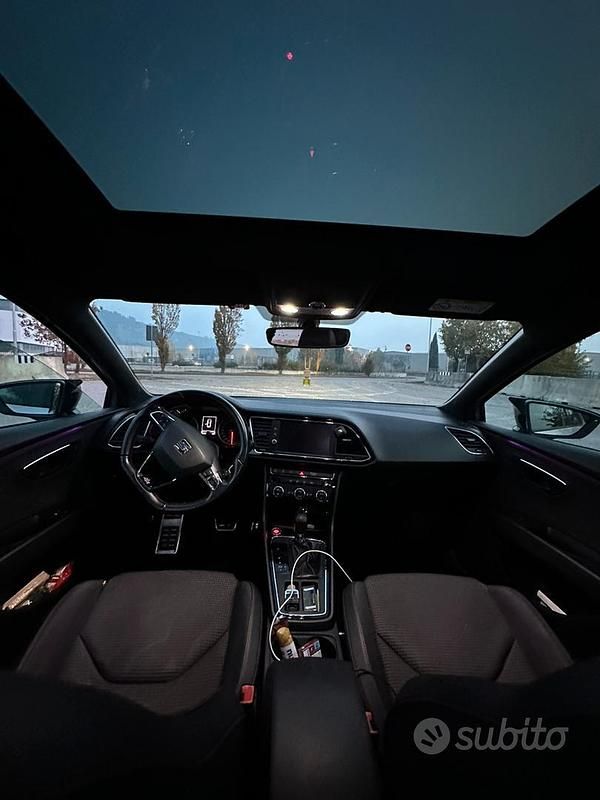 Usata Seat Leon FR 184 CV (135 kW) 2018 Grigio Berlina