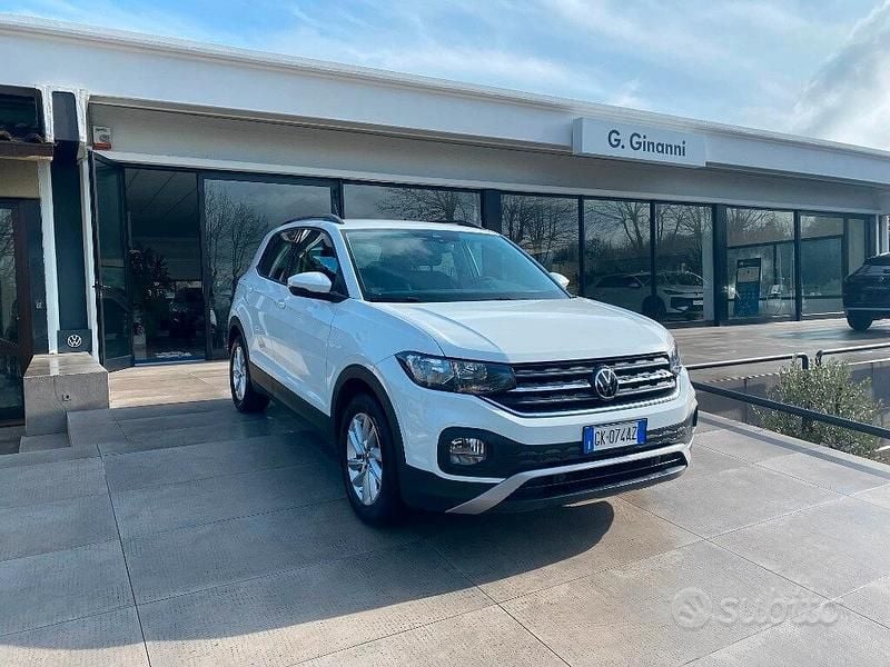 Bianco Usata 2023 VW T-Cross Style SUV | 19.800 € (Buon prezzo) - Immagine 1/4