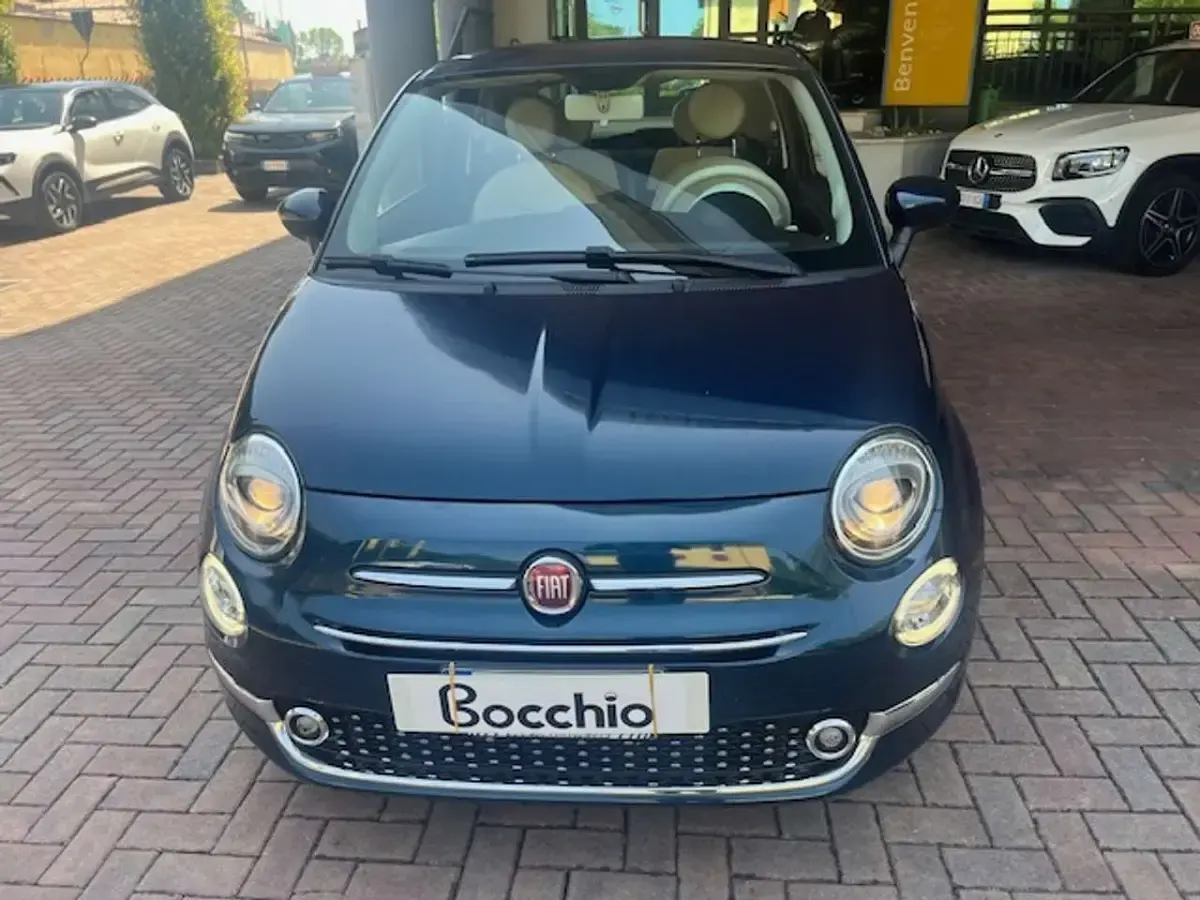 Usata Fiat 500 Lounge 69 CV (50 kW) 2020 Blu/azzurro Utilitaria