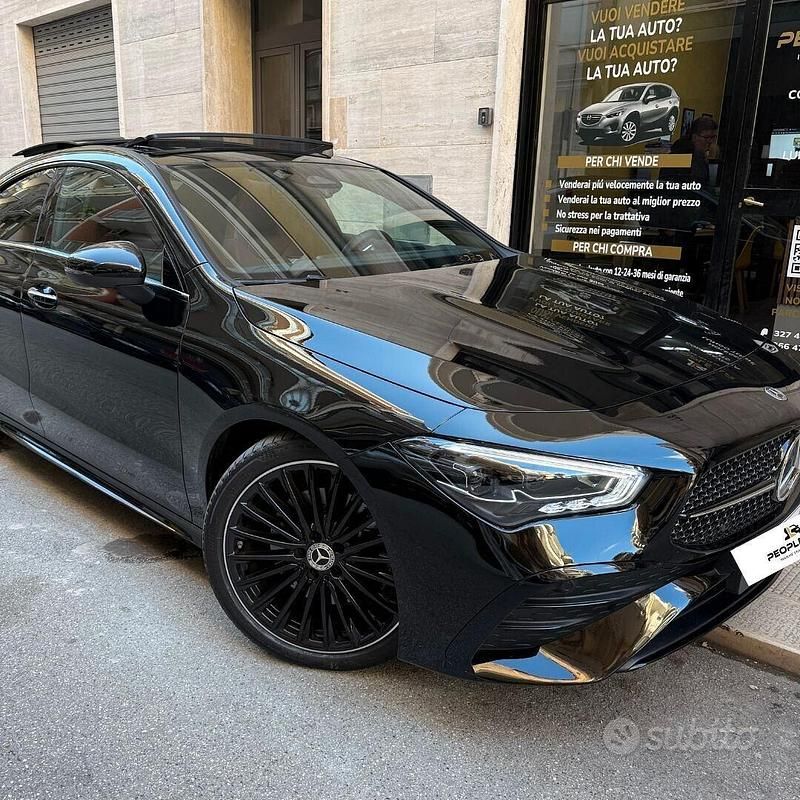 Usata Mercedes CLA200 AMG Line Premium Plus 150 CV (110 kW) 2025 Nero Berlina
