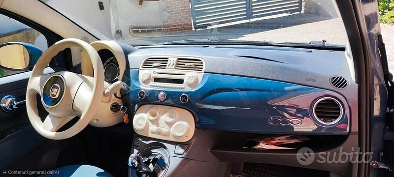 Usata Fiat 500 Pop 2008 Blu Utilitaria