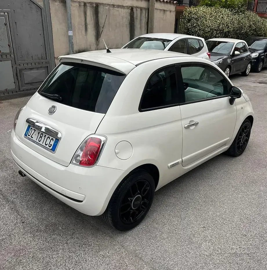 Usata Fiat 500 Sport 75 CV (55 kW) 2009 Bianco Cabrio