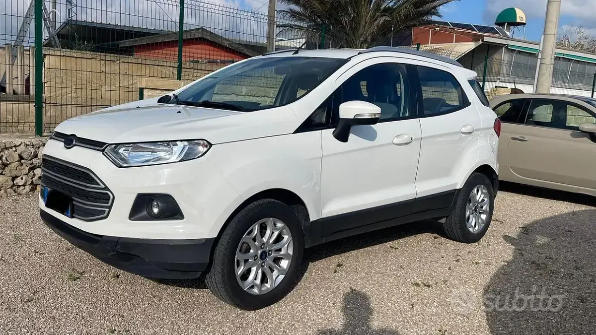 Usata Ford Ecosport Titanium 95 CV (69 kW) 2017 Bianco SUV