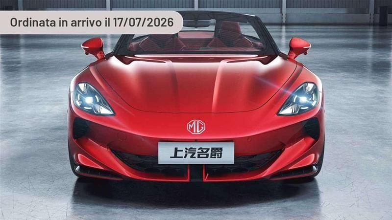 Nuova MG Cyberster 160 kW (218 CV) 2025 Argento Cabrio
