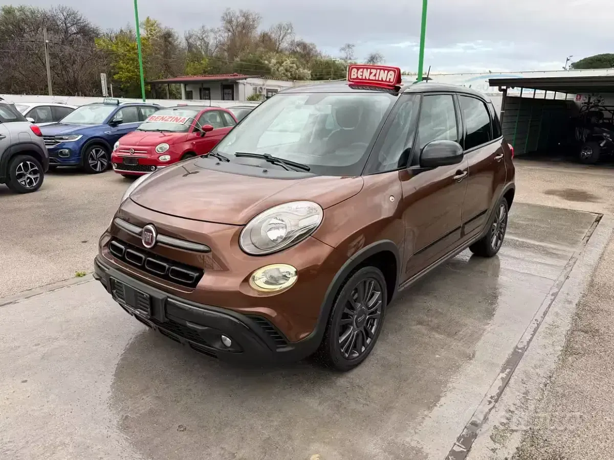Usata Fiat 500L Cross 95 CV (69 kW) 2018 Marrone Monovolume