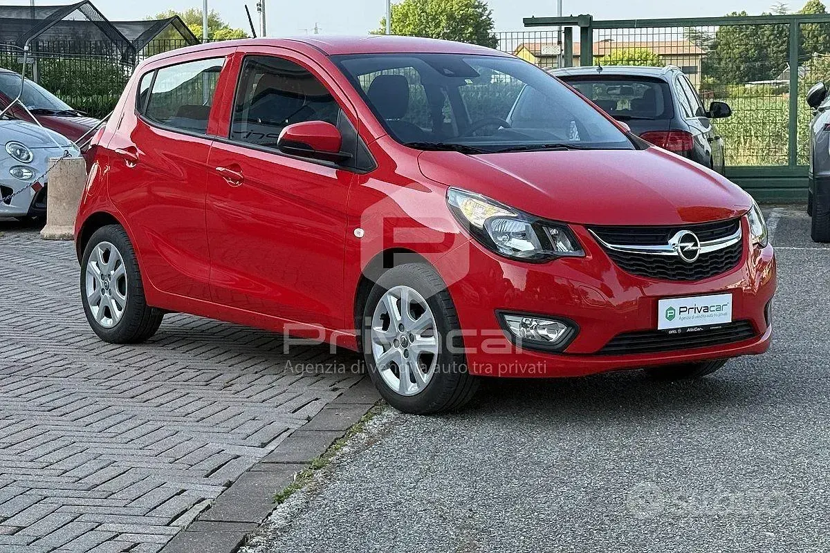 Usata Opel Karl Cosmo 75 CV (55 kW) 2016 Rosso Utilitaria