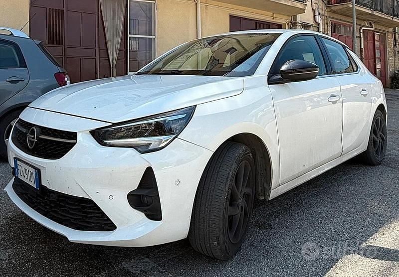 Usata Opel Corsa Elegance 75 CV (55 kW) 2020 Bianco Utilitaria