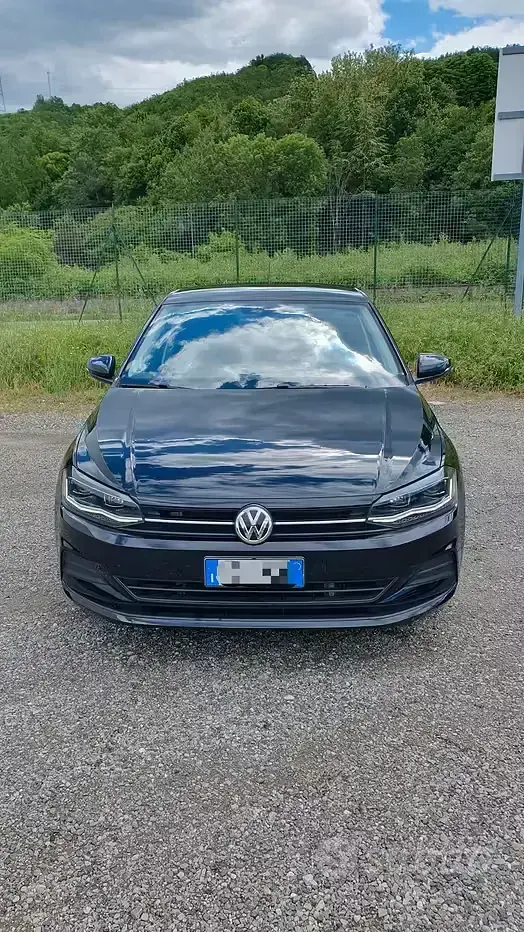 Begagnad VW Polo 95 HK (69 kW) 2019 Svart Halvkombi