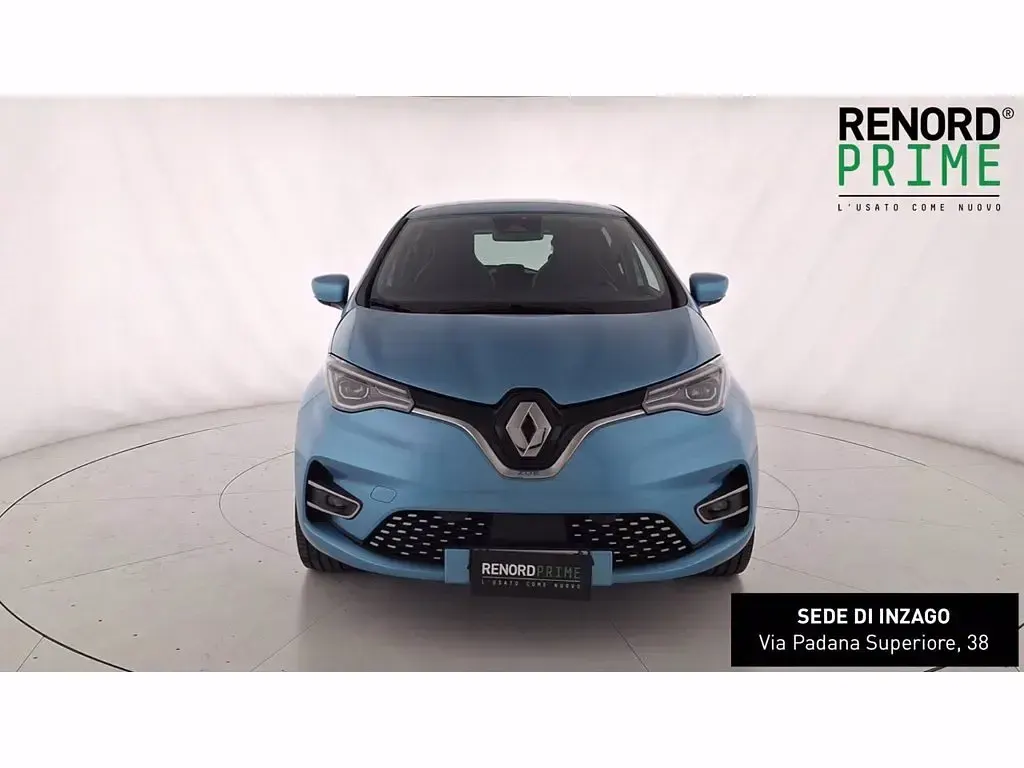 Usata Renault Zoe Intens 99 kW (135 CV) 2020 Blu celadon Utilitaria