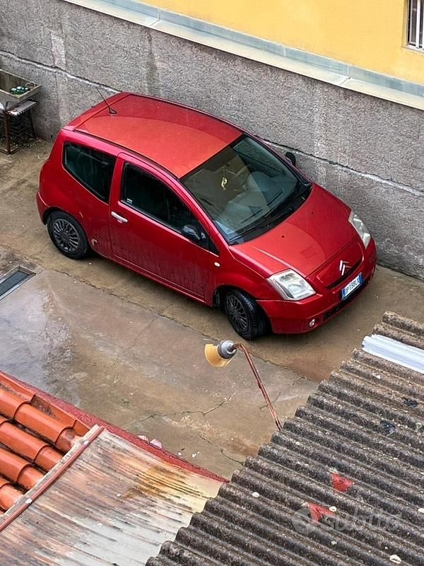 Usata Citroën C2 2008 Rosso Utilitaria