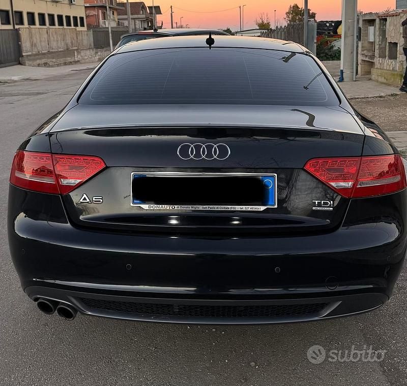Usata Audi A5 S-Line 170 CV (125 kW) 2011 Nero Coupé