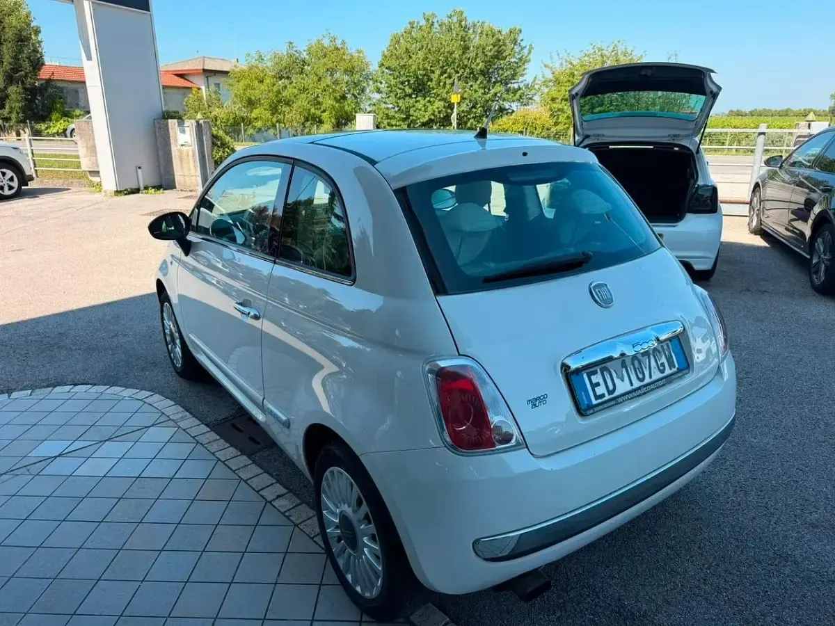Usata Fiat 500 75 CV (55 kW) 2010 Bianco Berlina