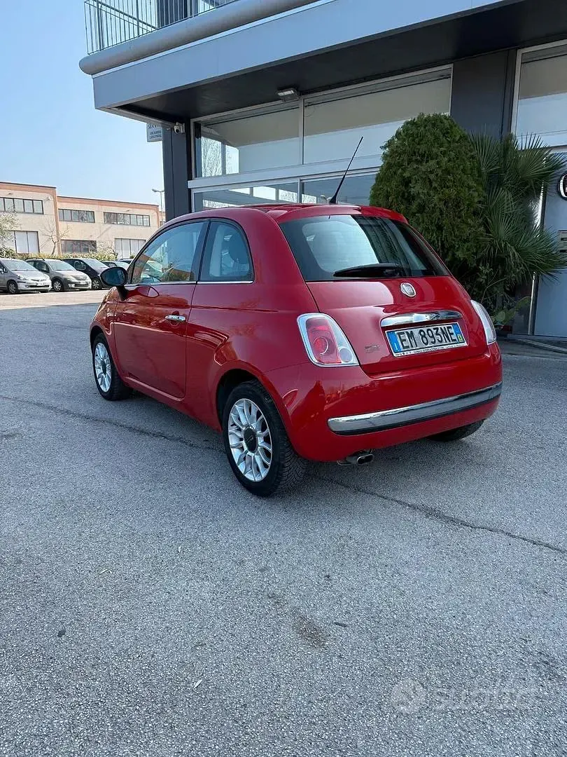 Usata Fiat 500 Lounge 69 CV (50 kW) 2012 Rosso Berlina