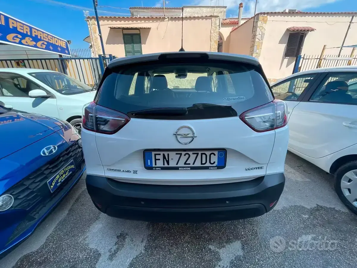 Usata Opel Crossland X 75 CV (55 kW) 2018 Bianco SUV