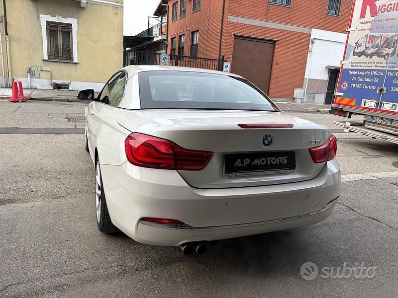 Usata BMW 430 Cabriolet Luxury Line 252 CV (185 kW) 2017 Bianco Cabrio