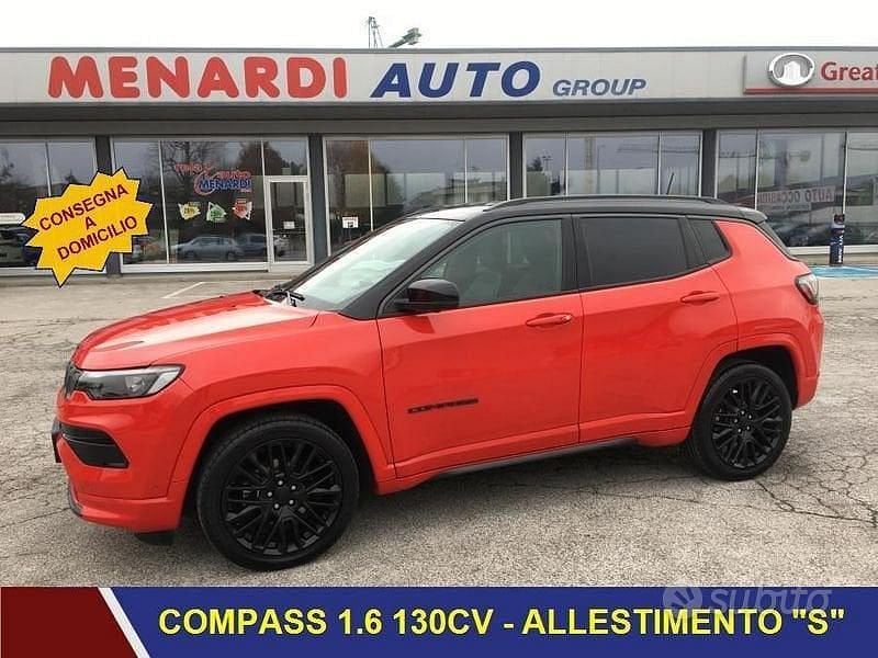 Rosso Usata 2021 Jeep Compass SUV | 19.950 € (Buon prezzo) - Immagine 1/4