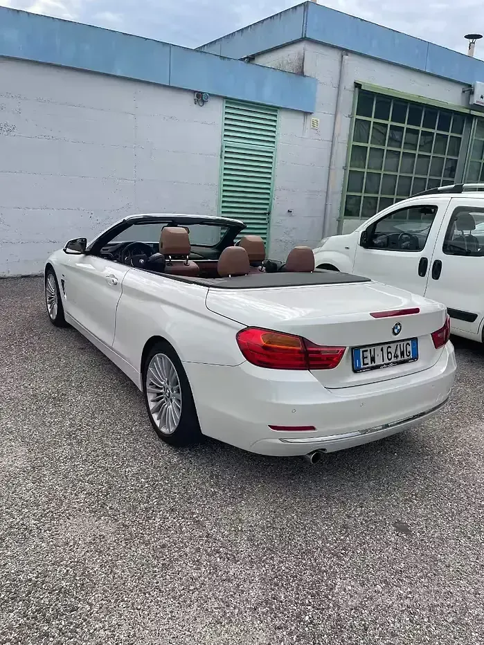 Usata BMW 420 184 CV (135 kW) 2014 Bianco Cabrio