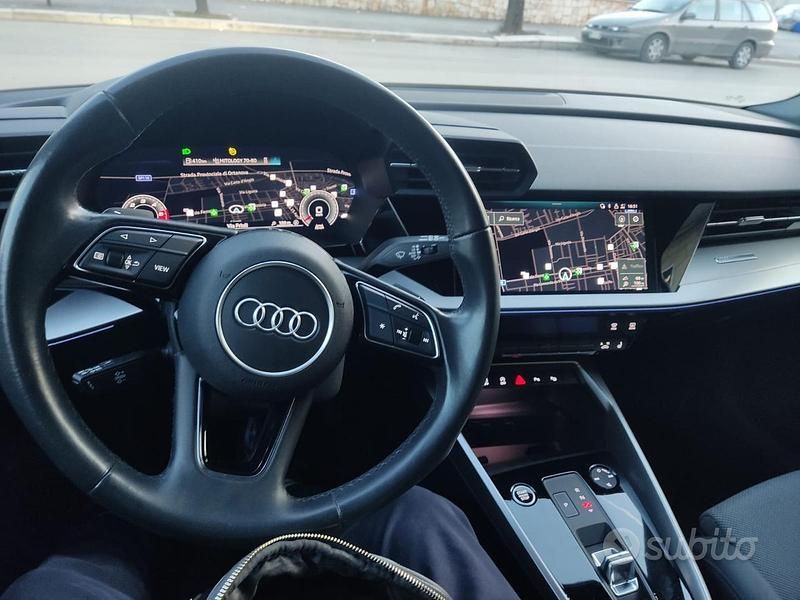 Usata Audi A3 S-Line 150 CV (110 kW) 2022 Blu Berlina