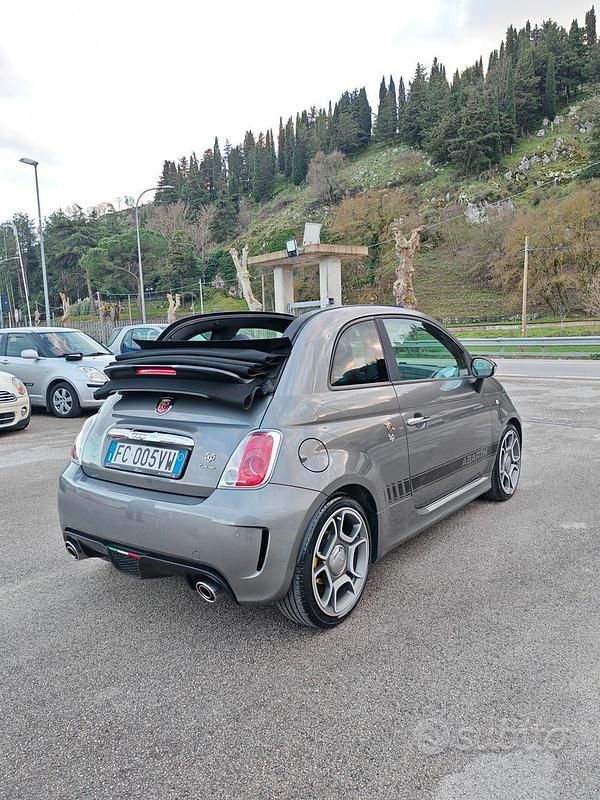 Usata Abarth 595C Turismo 160 CV (117 kW) 2016 Grigio Cabrio