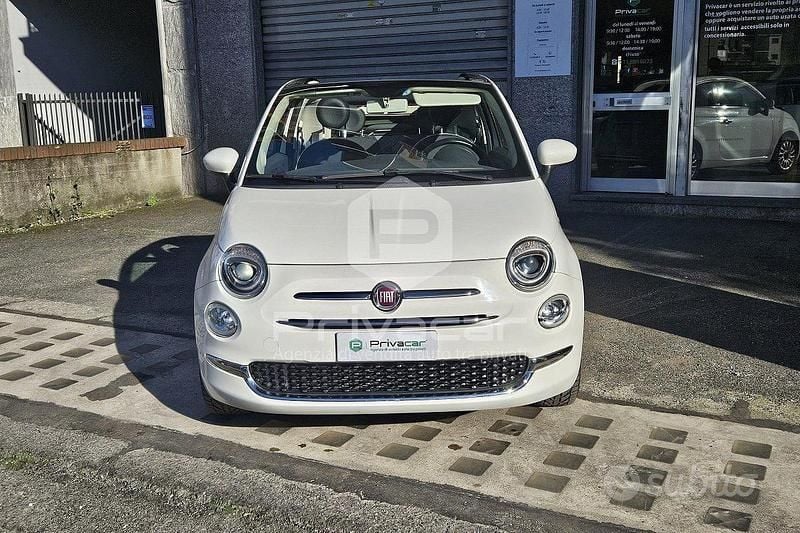 Begagnad Fiat 500C Lounge 69 HK (50 kW) 2017 Vit Cab