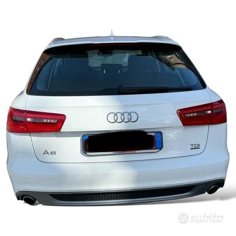 Usata Audi A6 S-Line 245 CV (180 kW) 2014 Bianco Station wagon