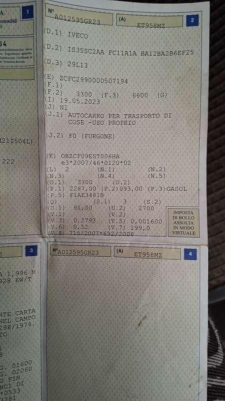 Usata Iveco Daily 126 CV (92 kW) 2014 Furgone