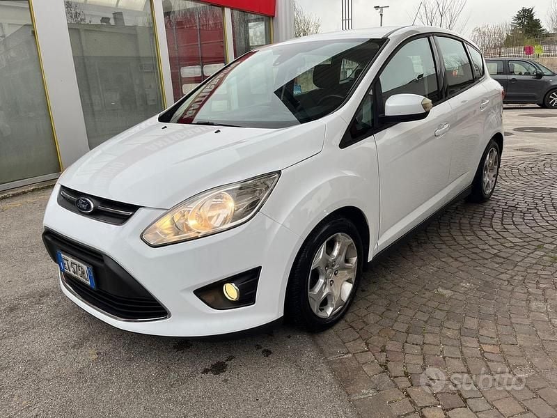 Usata Ford C-MAX Titanium 95 CV (69 kW) 2013 Bianco Monovolume