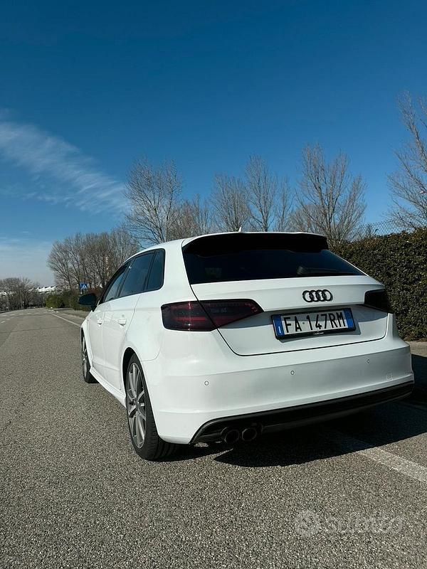Usata Audi A3 Ambition 150 CV (110 kW) 2015 Bianco Berlina