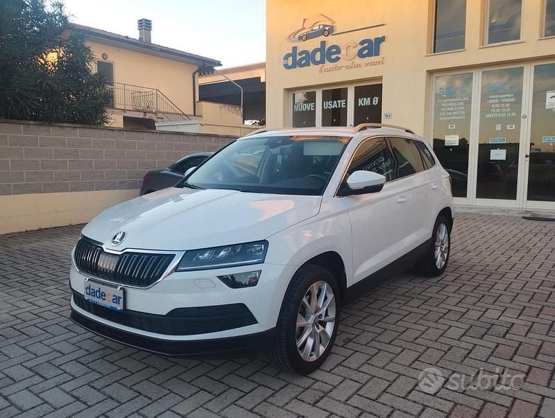 Bianco Usata 2020 Skoda Karoq Style SUV | 14.900 € (Super prezzo) - Immagine 1/4