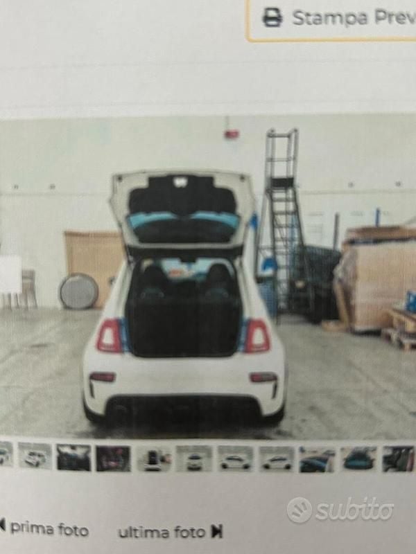 Usata Abarth 595C Esseesse 180 CV (132 kW) 2021 Bianco Cabrio