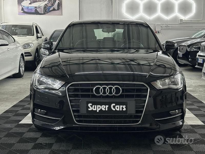 Usata Audi A3 Attraction 110 CV (80 kW) 2014 Nero Berlina