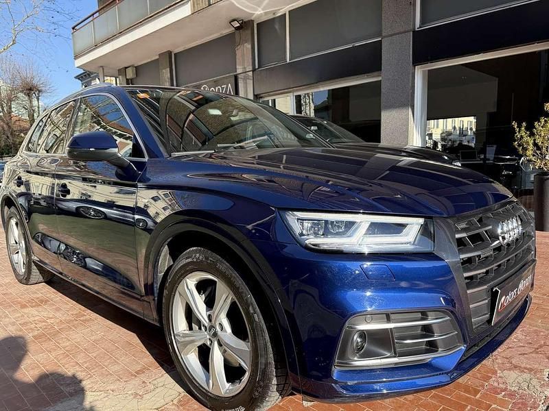 Usata Audi Q5 S-line plus 252 CV (185 kW) 2019 Blu/azzurro SUV