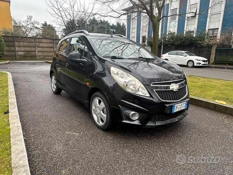 Usata Chevrolet Spark SE 68 CV (50 kW) 2012 Nero Utilitaria