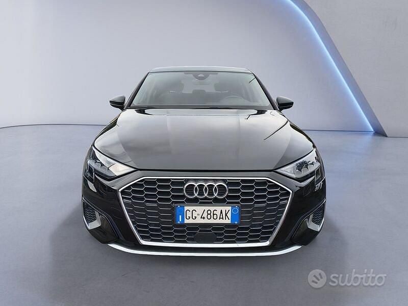 Usata Audi A3 Advanced Plus 150 CV (110 kW) 2021 Nero Berlina