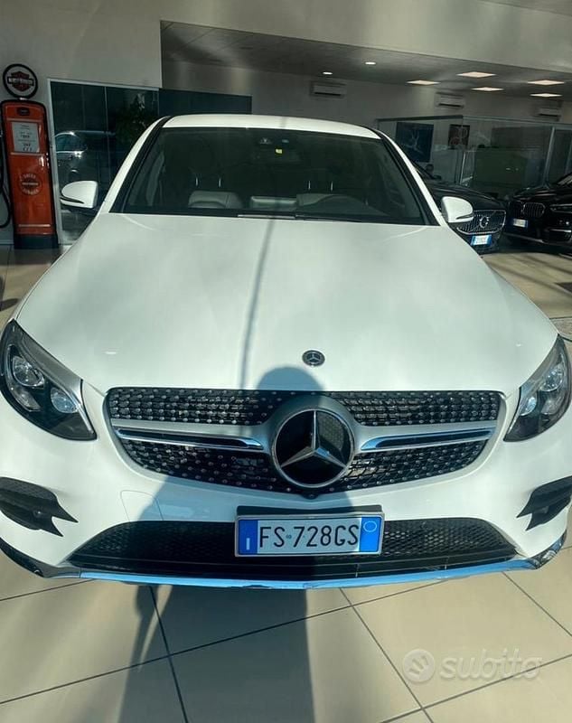 Usata Mercedes GLC350 Premium 258 CV (189 kW) 2018 Bianco Coupé