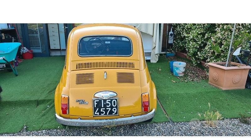 Usata Fiat 500 1970 Giallo Utilitaria