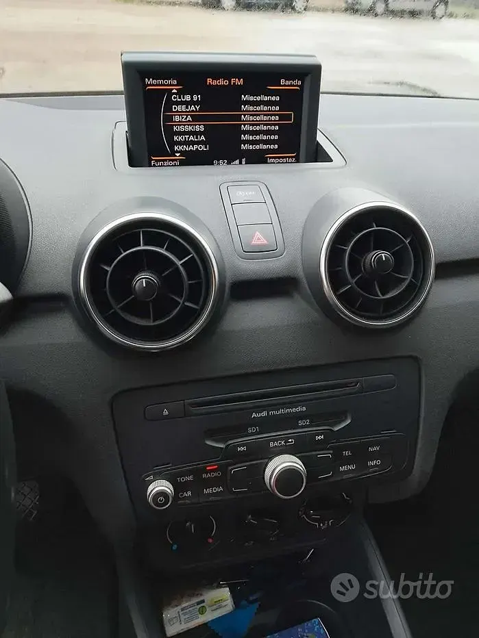 Usata Audi A1 Sportback 90 CV (66 kW) 2013 Nero Utilitaria