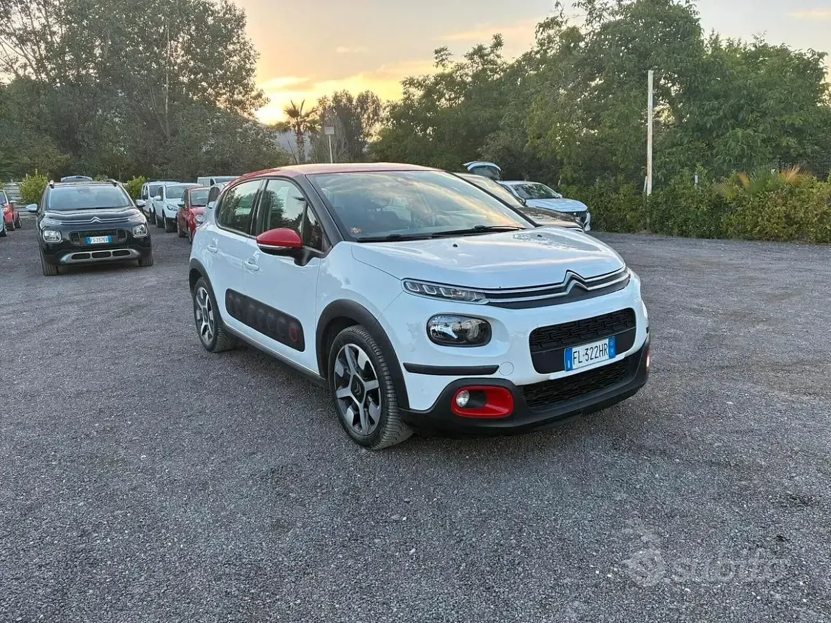 Usata Citroën C3 Feel 110 CV (80 kW) 2018 Bianco Utilitaria