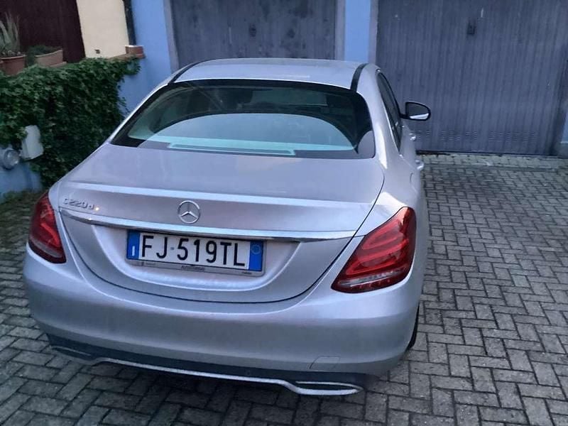 Usata Mercedes C220 Premium Plus 170 CV (125 kW) 2017 Argento Berlina