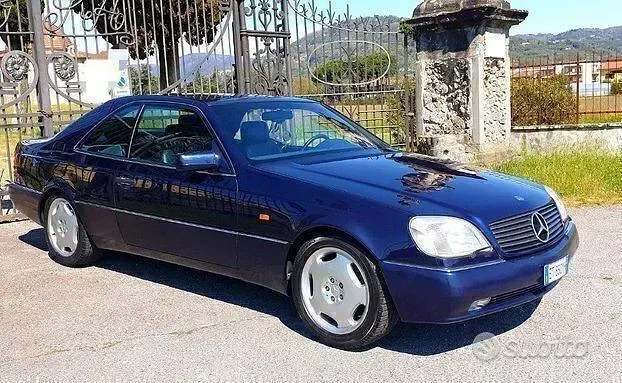 Usata Mercedes S500 320 CV (235 kW) 1995 Blu Coupé