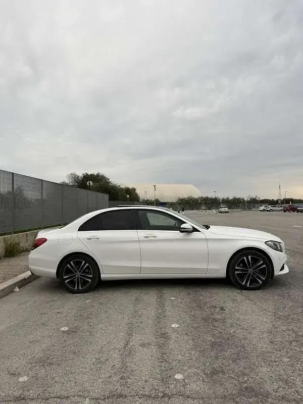 Usata Mercedes C220 Exclusive 170 CV (125 kW) 2015 Bianco Berlina