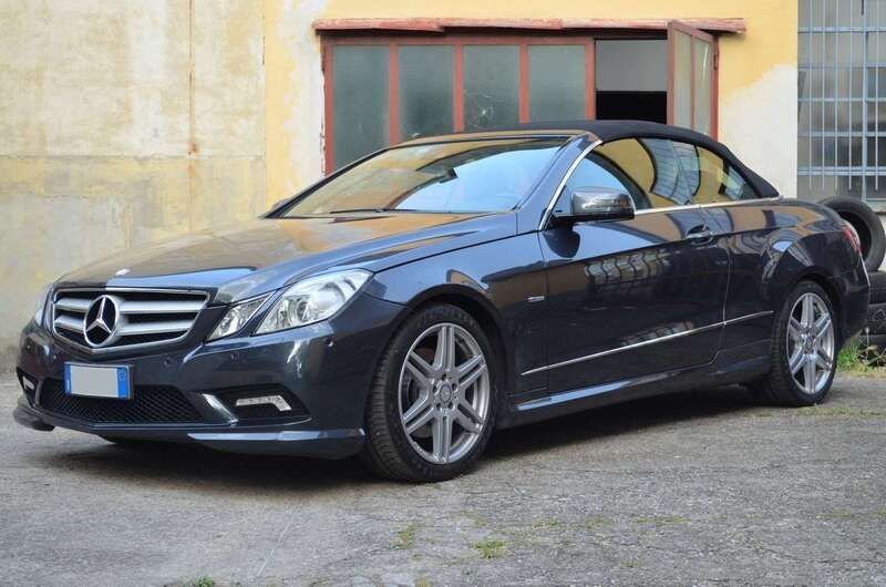 Usata Mercedes E350 Avantgarde 231 CV (169 kW) 2011 Grigio Cabrio