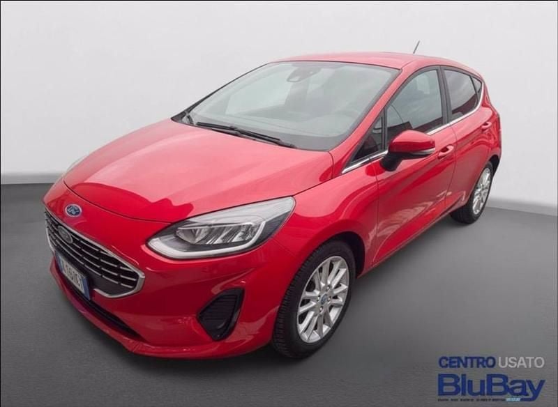 Usata Ford Fiesta Titanium 75 CV (55 kW) 2022 Rosso Berlina