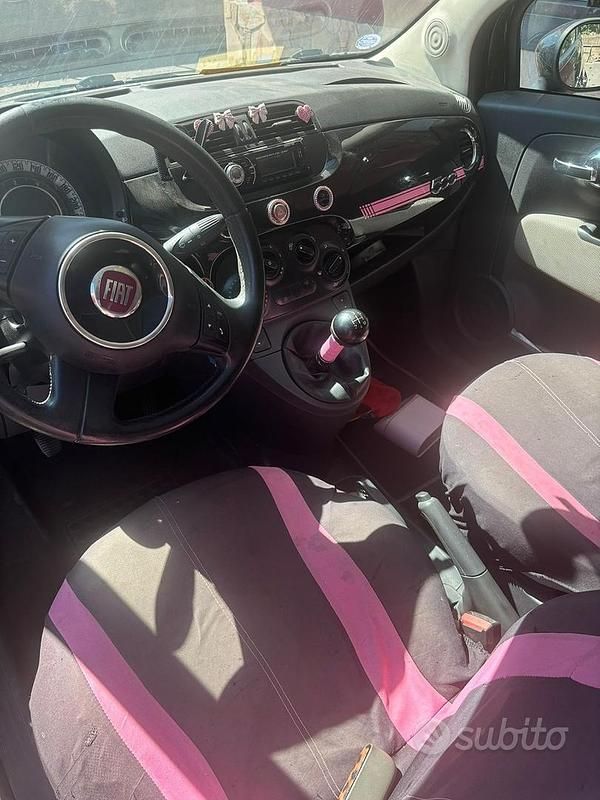 Usata Fiat 500 75 CV (55 kW) 2012 Nero Berlina