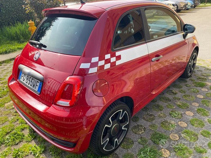 Usata Fiat 500S 69 CV (50 kW) 2017 Rosso Utilitaria