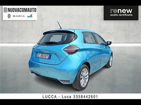 Usata Renault Zoe Zen 100 kW (136 CV) 2021 Azzurro Utilitaria